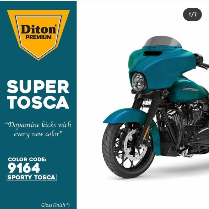 Pilok Pilox DITON Premium Y9164* Sporty Tosca / 9164 Hijau Tosca / Hijau Yamaha (400cc/400ml)