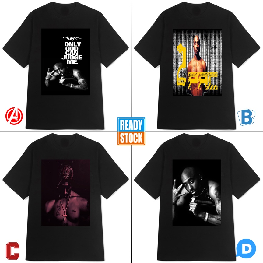 Kaos 2Pac TuPac Shakur Tshirt