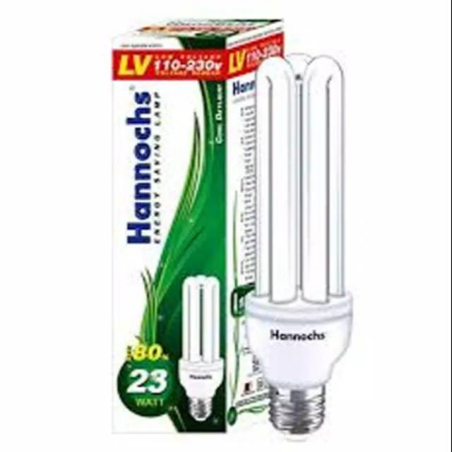 Lampu Hannochs 23 Watt PLC LHE 3U Garansi 1 Tahun