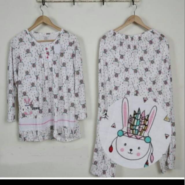 Baju piyama bahan kaos dari yumico YTP ALL SIZE/YTP XL
