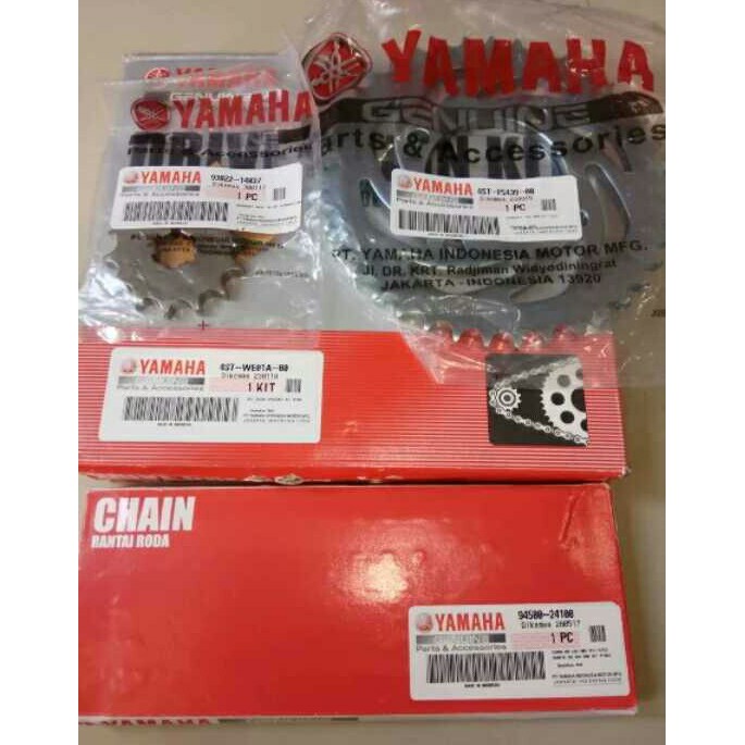 Gear set F1ZR original      yamaha