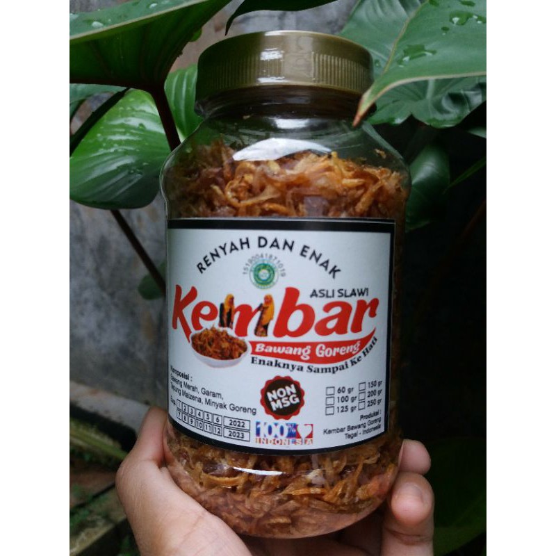

Bawang Goreng Asli Slawi 125gr