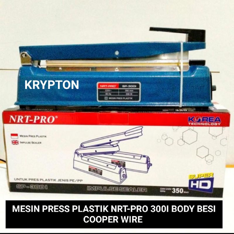 MESIN PRESS PLASTIK 30CM BODY BESI NRT-PRO 300I COOPER WIRE