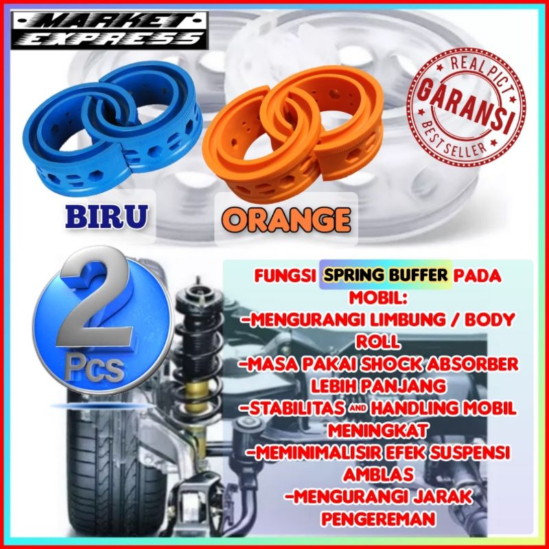 Peredam per suspensi Datsun Cross Spring Buffer Stabilizer Warna Belakang damper mobil