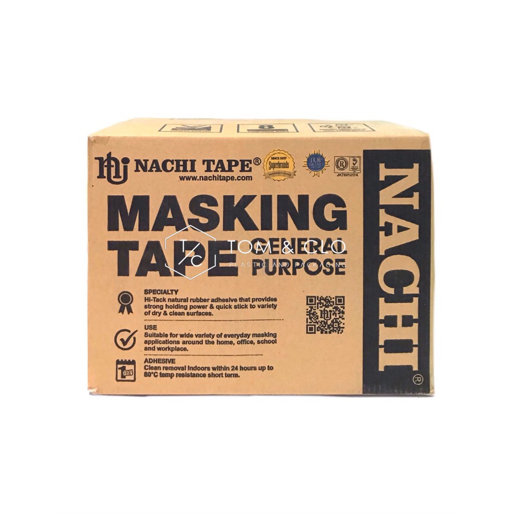 

Masking Tape / Lakban Kertas Nachi 1 dus