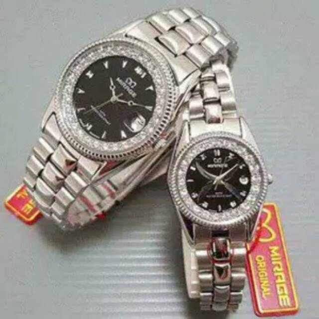 JAM TANGAN MIRAGE ORIGINAL TGL ON COUPLE
