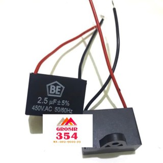 Kapasitor Kipas uf 2,5 Mikro - Capasitor 2,5