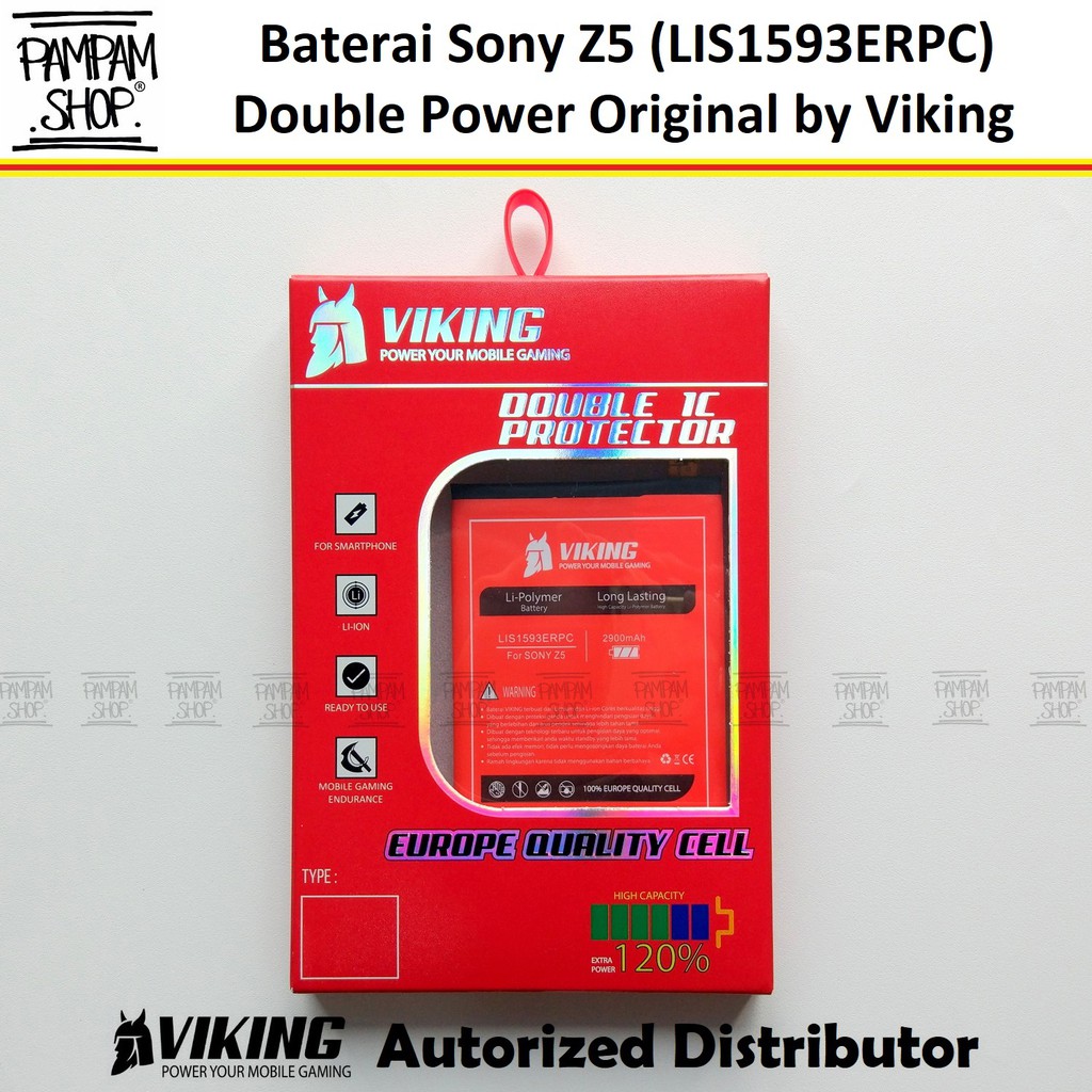 Baterai VIKING Double Power Original Sony Xperia Z5 Dual E6603 E6653
