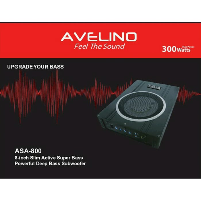 ASIAPP  AVELINO ASA-800 SLIM AKTIF SUBWOOFER SUPER BASS YH17