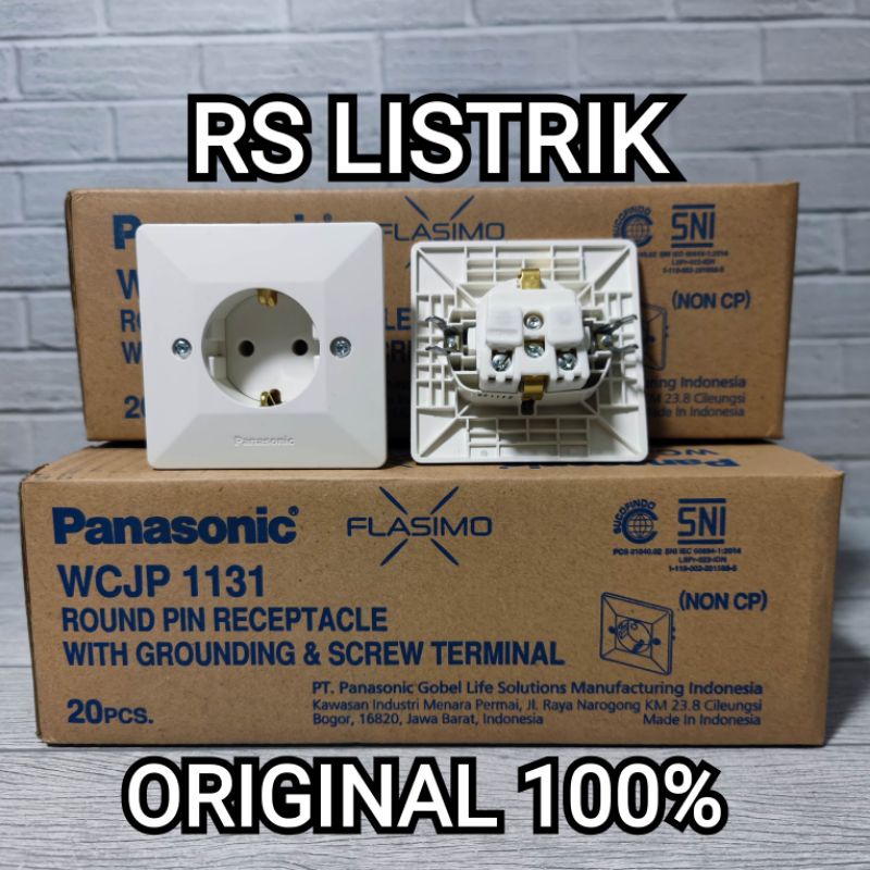 Stop kontak IB Panasonic Flasimo WCJP 1131 INBOW TANAM
