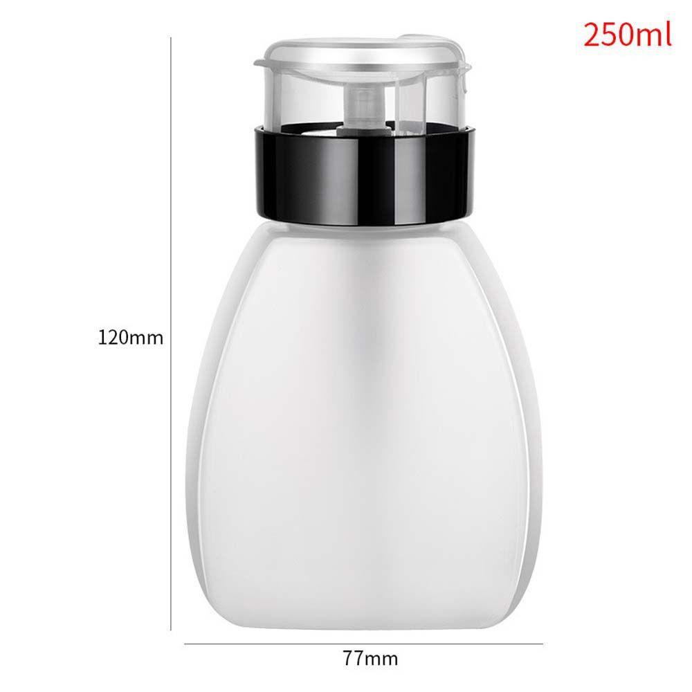 [Elegan] Botol Press Emulsi Pembersih Portable Untuk Nail Art UV Gel Plastic Press Pumping Membuka Tekanan Botol