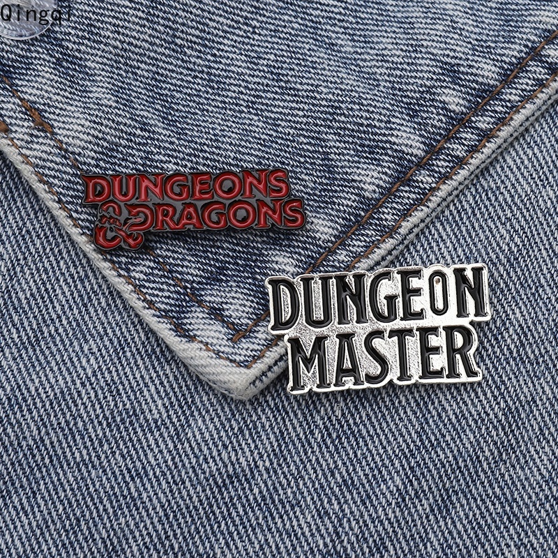 Bros Pin Enamel Dungeon Master Dragons Dnd20 Untuk Bermain Peran