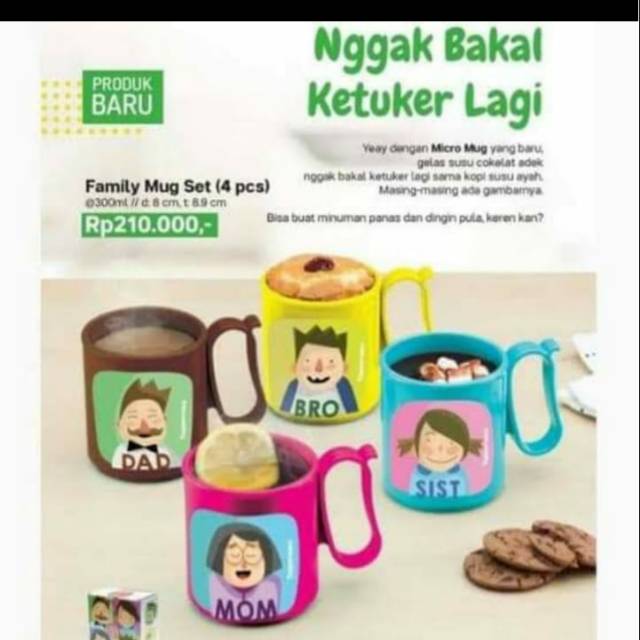 Tupperware family mug
