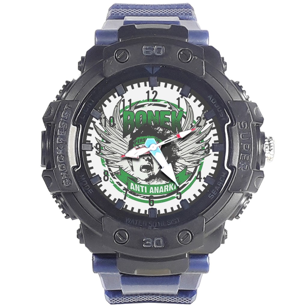 Jam Tangan  PERSEBAYA MOTIF 8 Bagus