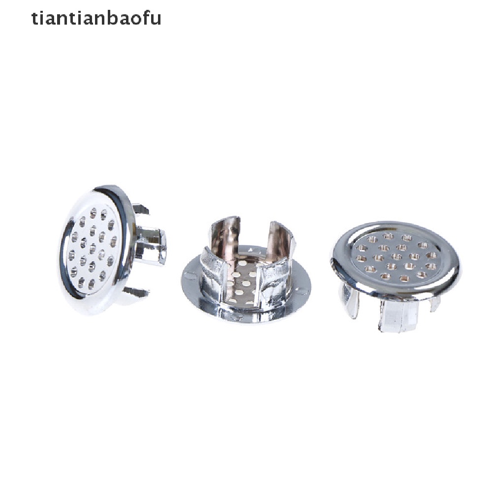 [tiantianbaofu] 3pcs Kitchen Sink Accessory Round Ring Overflow Spare Cover Waste Plug Sink Filter Bathroom Basin Sink D