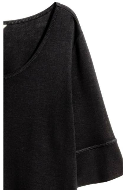 HnM jersey black top