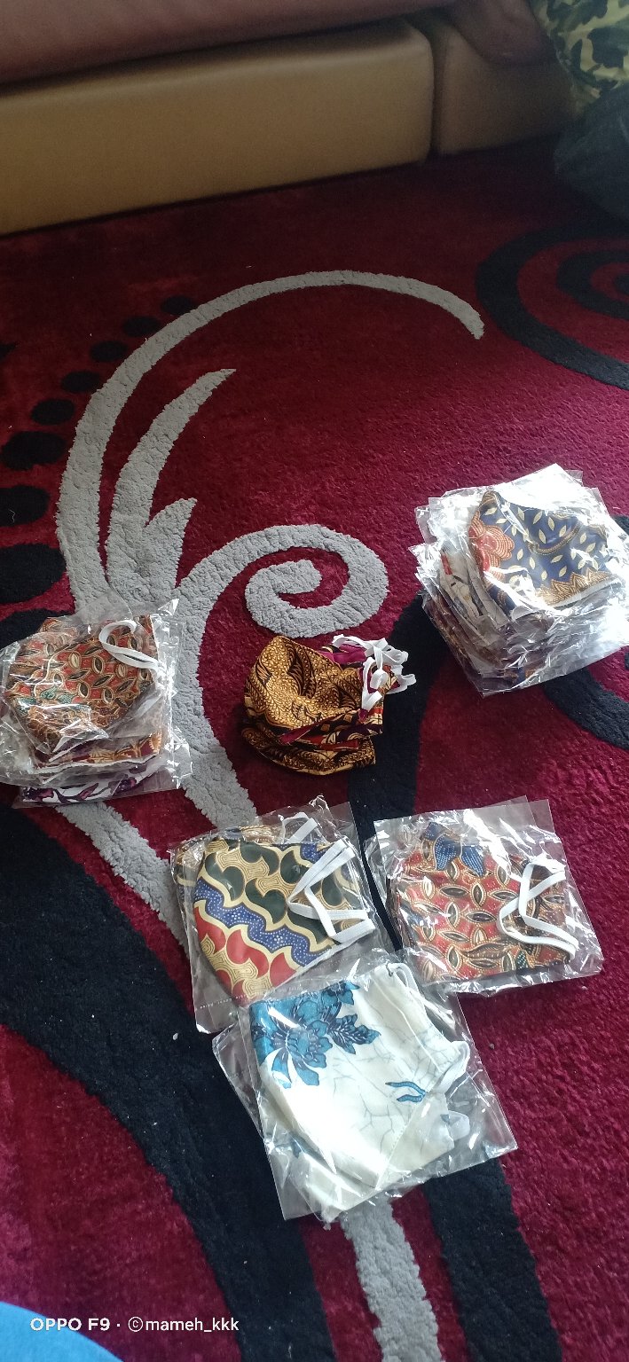 Masker Batik Anak 3 Ply Dan 2 Ply