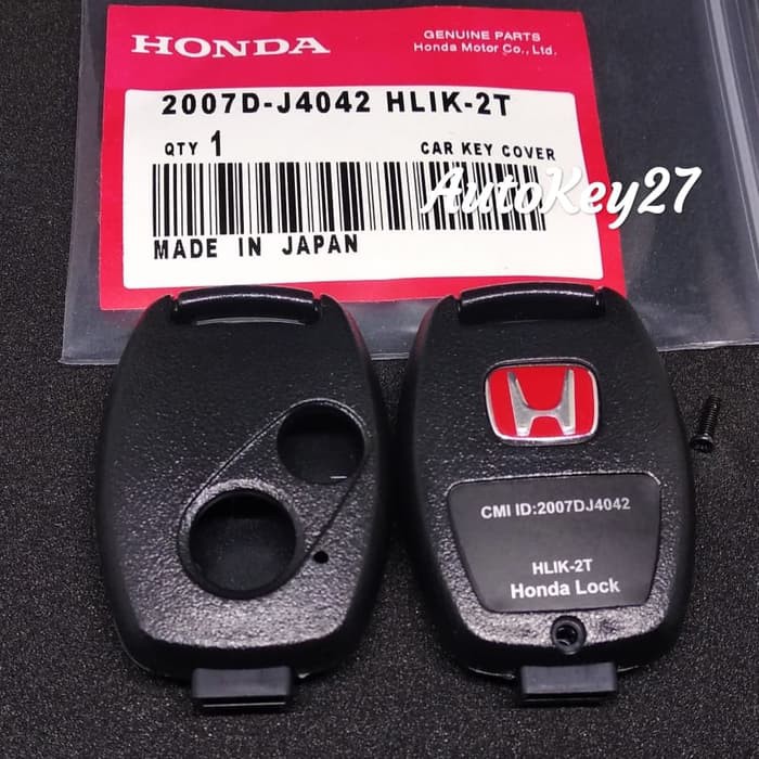 Casing Cover Kunci Alarm Mobil Honda CRV Jazz Brio Mobilio City Freed