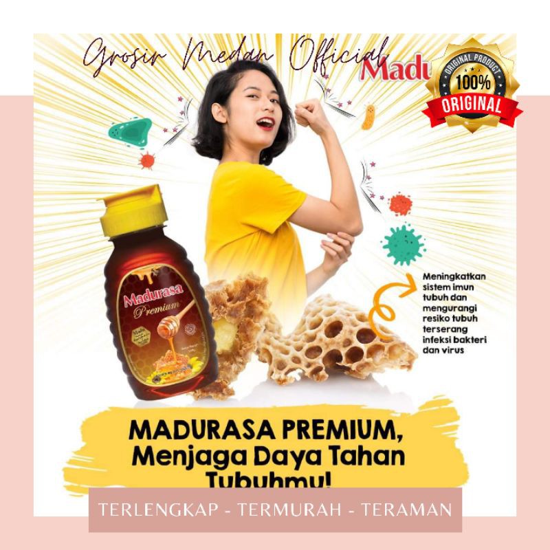 MADURASA ORIGINAL BOTOL JERUK NIPIS MURNI PREMIUM MADU ALAMI MADU SEHAT