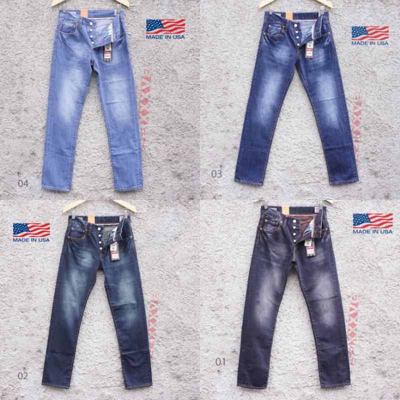 NEW!! 501 LEVIS IMPOR CELANA PANJANG PRIA / JEANS 501 MADE IN USA