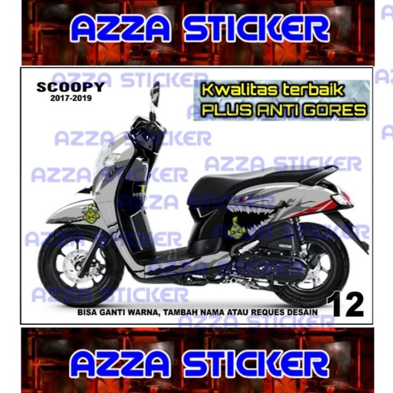 Sticker decal Scoopy 2019 Full Body decal Scoopy 2019 Full body 12