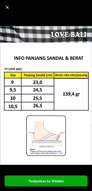 Grosir isi 6 psg!! Sandal jepit murah Yeye LOVE INDONESIA/ sandal murah