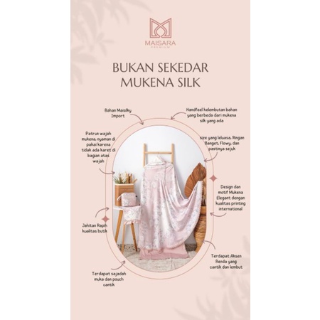 mukena Silk Shabby maisara premium