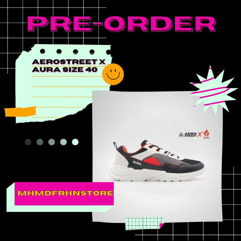 AEROSTREET X AURA ESPORTS "THE FIRE IN YOU" NEW 100% ORIGINAL