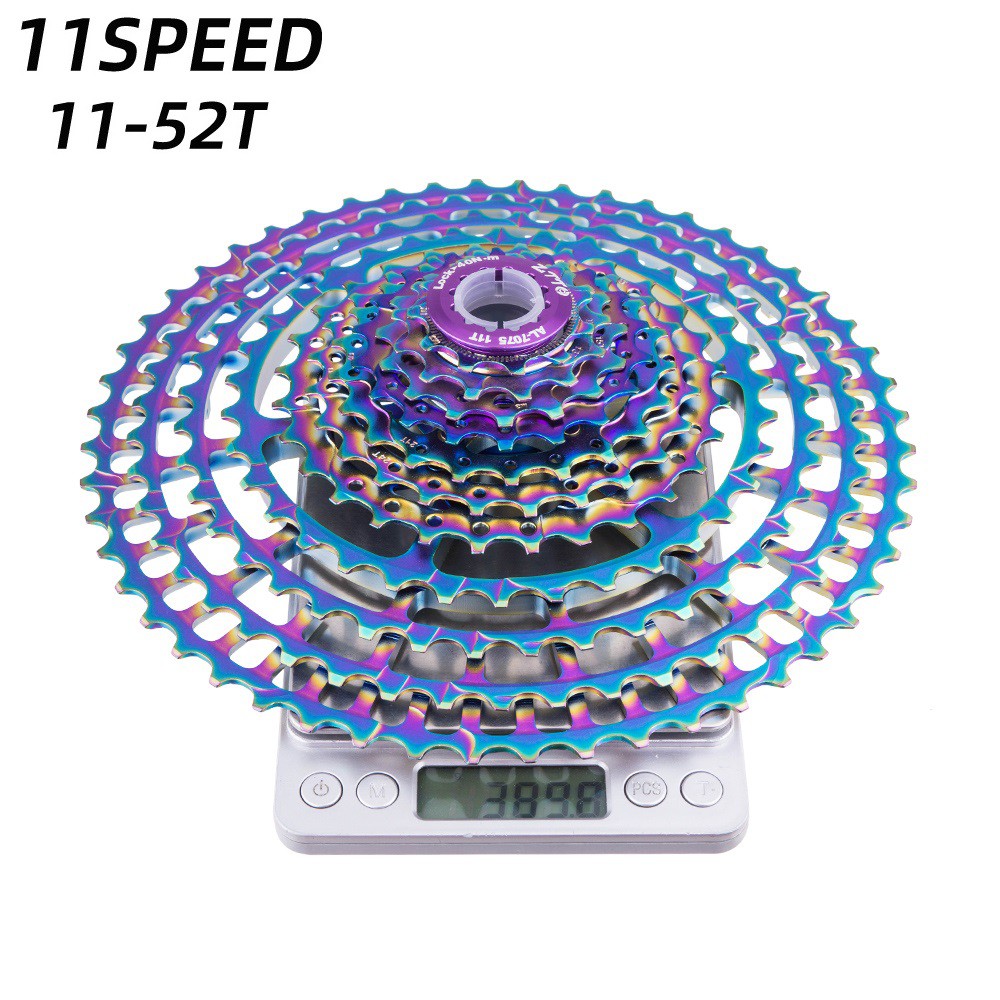 IMPORT MTB 11 Speed SLR2 Rainbow Cassette 11s 11-52T Mountain Bike CNC Freewheel Wide Ratio