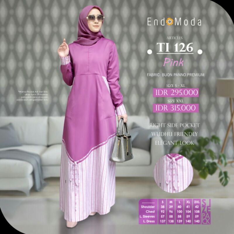 GAMIS TI 126 /GAMIS BY ENDOMODA TERBARU 2022