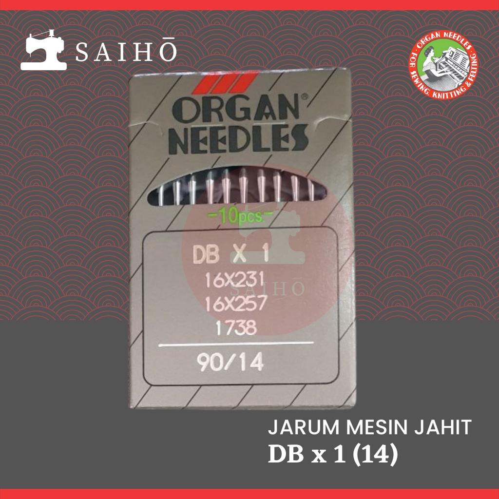 ORGAN Needles DBx1 / DB x 1 - Jarum Mesin Jahit