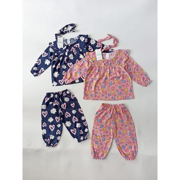 GROSIR 44rb SETELAN ANAK MURAH,SET JESSI LITTLE KODA 6-24m