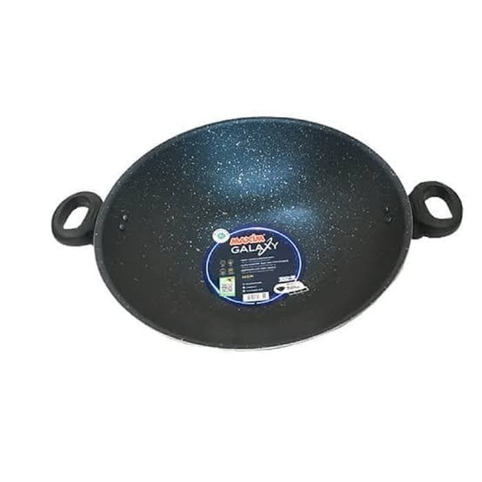 Maxim Galaxy Wok Wajan Penggorengan 30 Cm - Navy