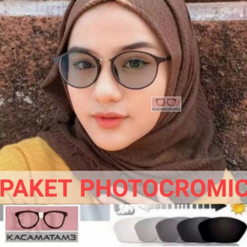 kacamata lensa photocromic antiradiasi boleh pilih yang blueray bisa normal minus plus cilinder tergantung permintaan sampai minus 5 cyl 2 harga masih sama tulis saja pesanan kaka di catatan saat order free box lap cairan pembersih kode2168 size 50-19-145