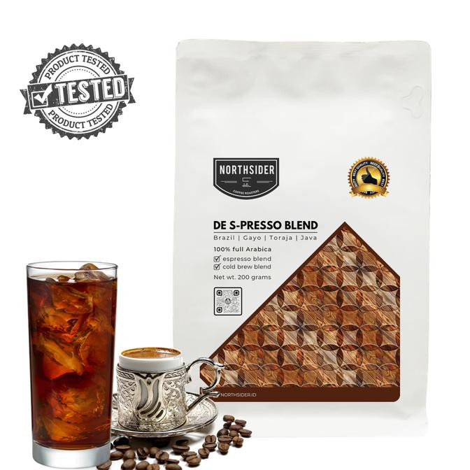 

BIJI KOPI ARABIKA DE S-PRESSO BLEND - 200GR NORTHSIDER ESPRESSO BLEND - BIJI KOPI