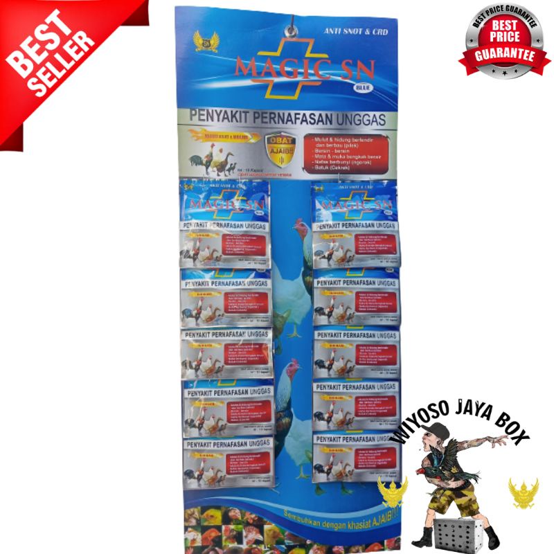 MAGIC BLUE SN OBAT GANGGUAN PERNFASAN/CRD UNGGAS  MAGIC BLUE SN