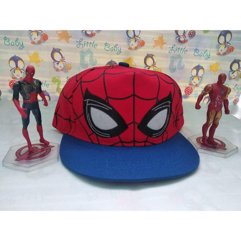 topi snapback anak import spiderman