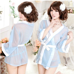 Ɛѵҽ Lingerie Seksi Jubah Mandi Jaring Wanita  Piyama Seksi Erotis Babydoll 1287