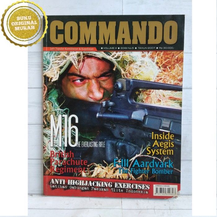 ORIGINAL Majalah Commando Vol. III Edisi No 5. Tahun 2007