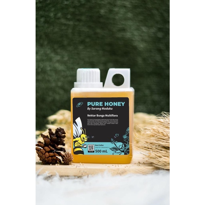 

Madu Murni Asli 100% [1Kg] Sarang Maduku Nektar Bunga