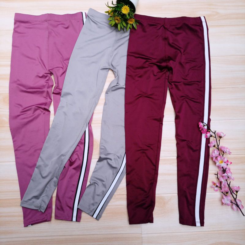 Legging List Anak Perempuan Tanggung High Spandex Premium