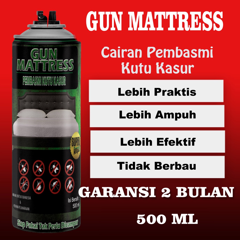 CAIRAN PEMBASMI KUTU KASUR GUN MATTRESS ANTI KUTU KASUR RACUN KUTU KASUR PALING AMPUH 100% ORIGINAL