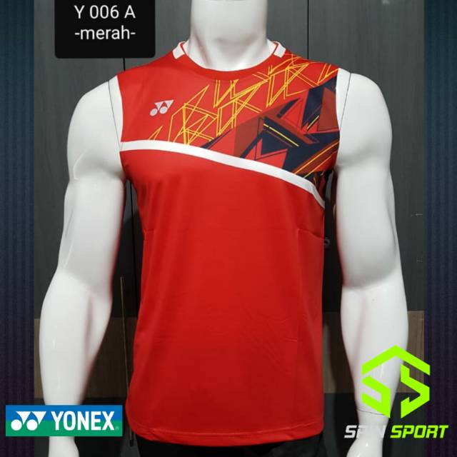  Kaos  Singlet  Yonex  Y006A Import Badminton  Bulutangkis 