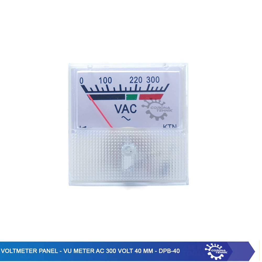 DPB-40 - Voltmeter Panel - VU Meter AC 300 Volt 40 mm