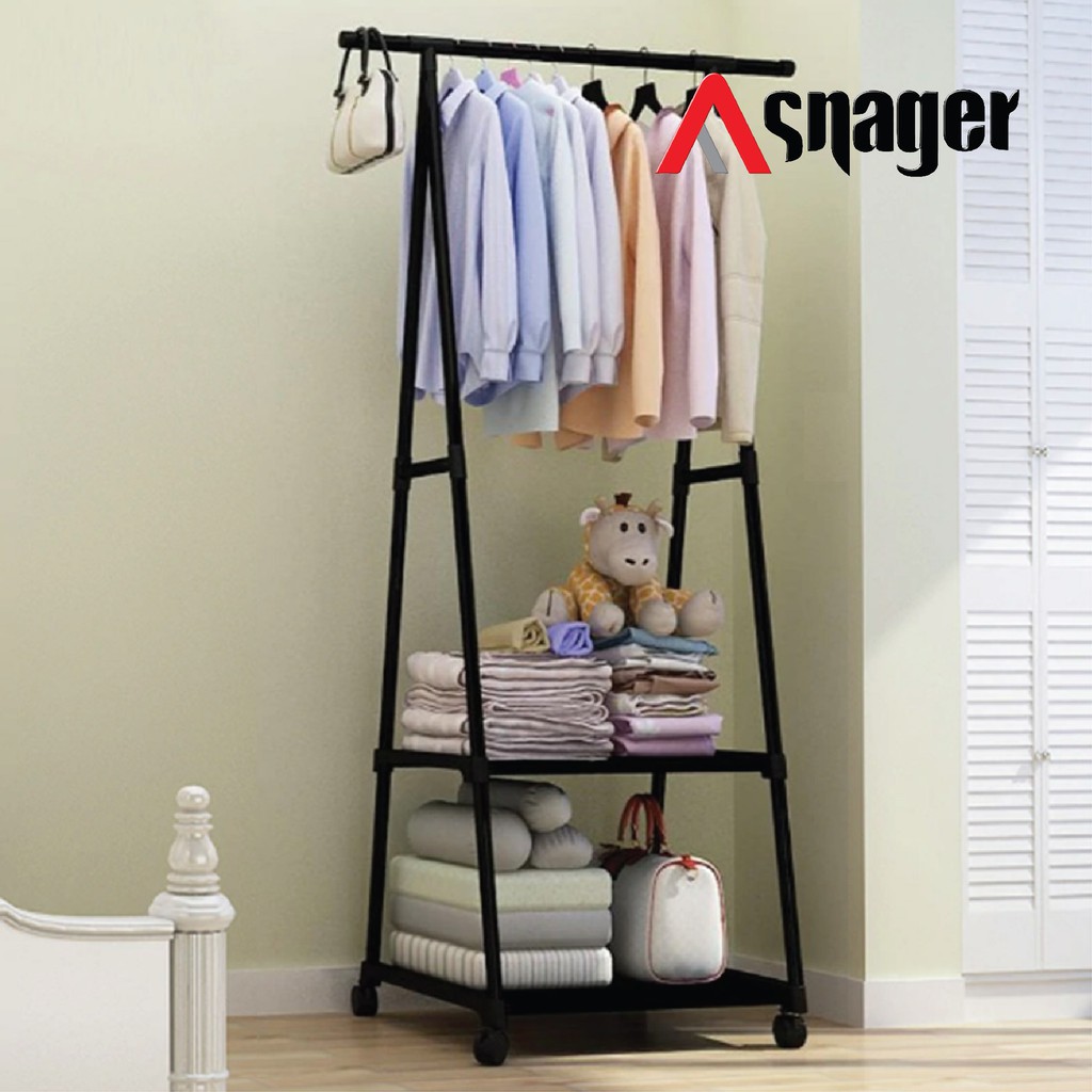 SNC01 Stand hanger Segitiga Triangle  Multipurpose baju  rak  