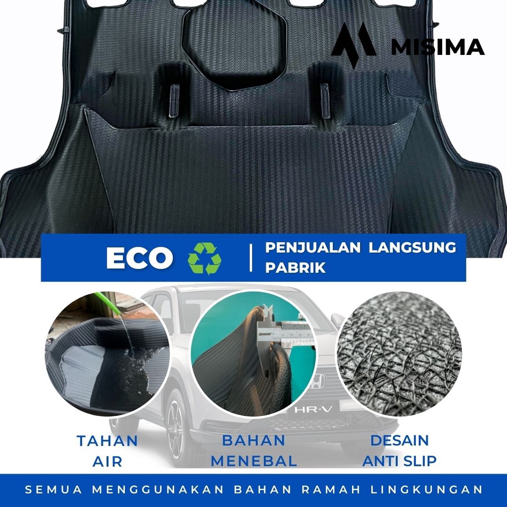 Karpet Mobil / Car Mats 5D Daihatsu Sigra / Toyota Calya Motif Carbon Premium