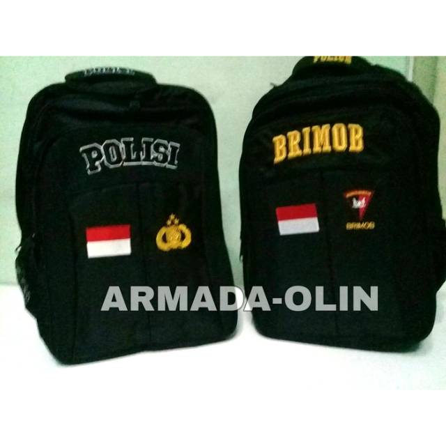 ta laptop multi seleting polisi / tas laptop multi seleting brimob / tas gendong brimob
