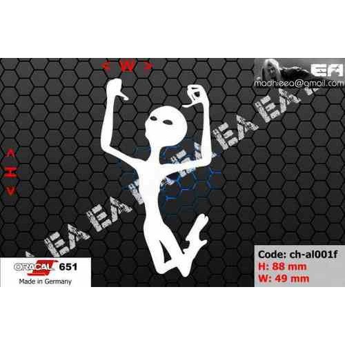 ea cutting sticker / decal Code: ch-al001f ( alien )