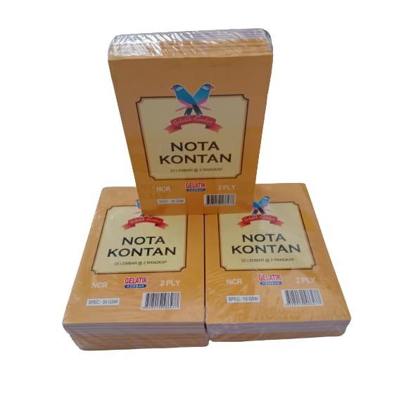 

Nota Kontan Gelatik 2 ply 55 GSM
