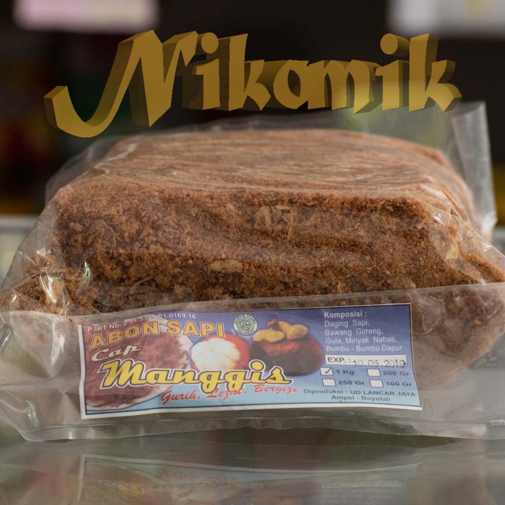 

Abon Sapi Cap Manggis 1Kg